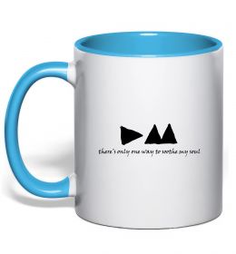 Чашка з кольоровою ручкою DEPECHE MODE