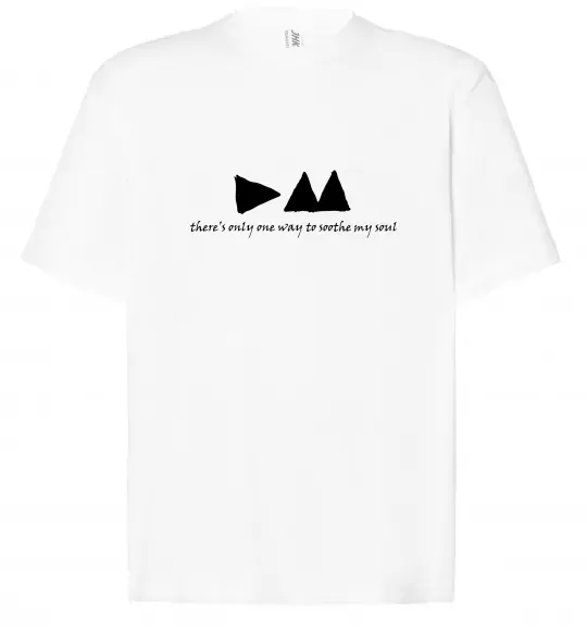 Футболка Оверсайз DEPECHE MODE Белый фото