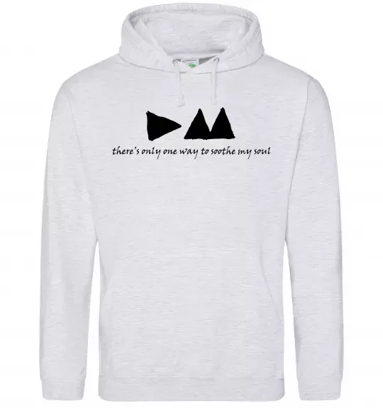 Чоловіча толстовка (худі) DEPECHE MODE Сірий меланж фото