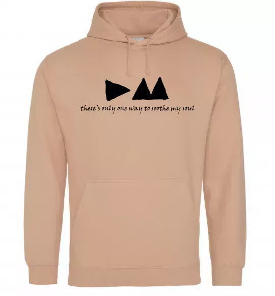 Чоловіча толстовка (худі) DEPECHE MODE Пісочний фото