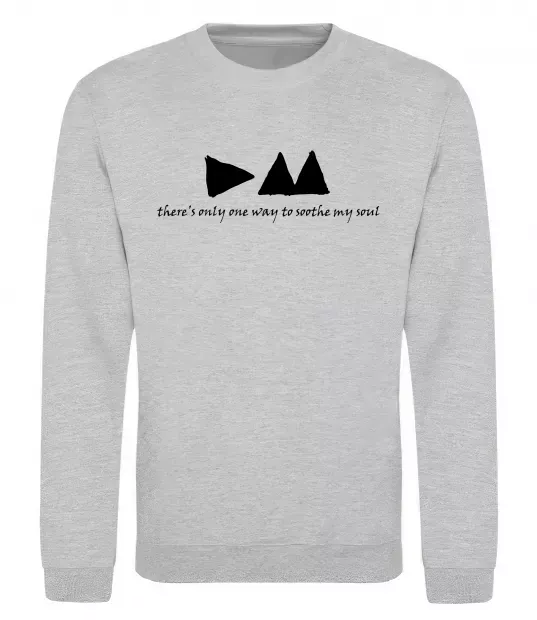 Свитшот DEPECHE MODE Серый меланж фото