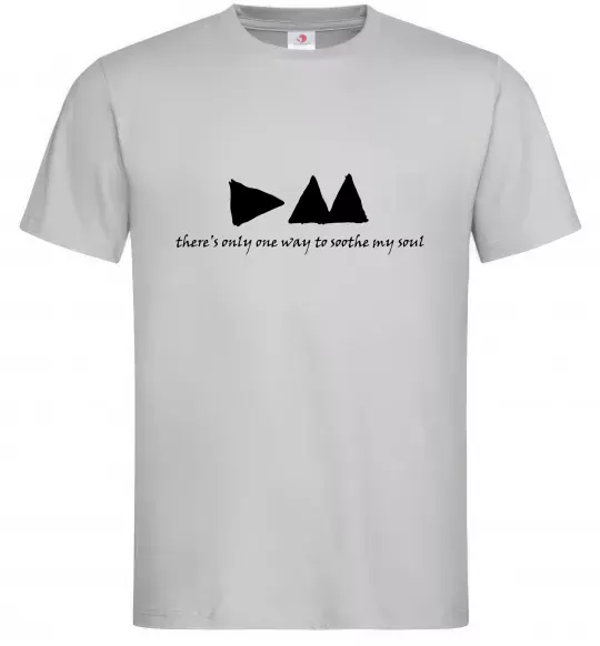 Чоловіча футболка DEPECHE MODE Сірий фото