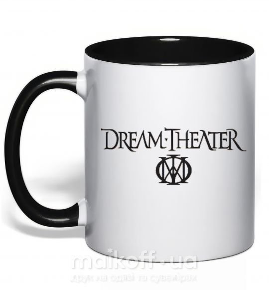 Чашка с цветной ручкой DREAM THEATER Черный фото