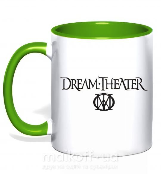 Чашка з кольоровою ручкою DREAM THEATER Зелений фото