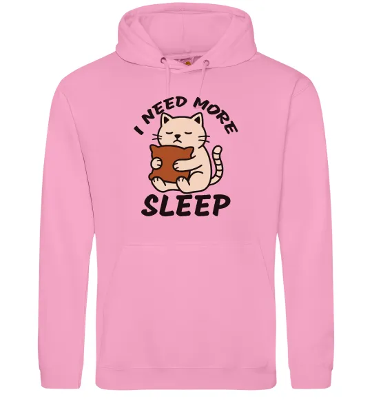 Мужская толстовка (худи) NEED MORE SLEEP Розовый фото