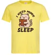 Мужская футболка NEED MORE SLEEP Лимонный фото