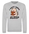 Світшот NEED MORE SLEEP Сірий меланж фото