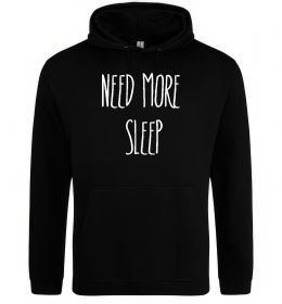 Женская толстовка (худи) NEED MORE SLEEP