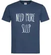 Мужская футболка NEED MORE SLEEP Темно-синий фото