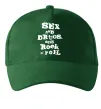 Кепка SEX DRUGS ROCK N ROLL Темно-зеленый фото