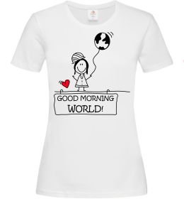 Женская футболка Good morning, world! Женская футболка Good morning, world!