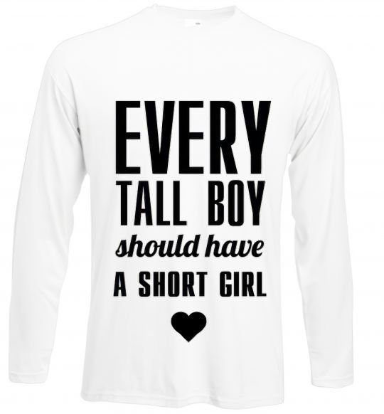 Реглан EVERY TALL BOY... Білий фото