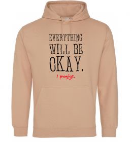 Чоловіча толстовка (худі) EVERYTHING WILL BE OKAY