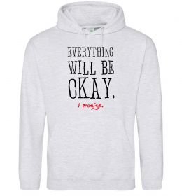 Женская толстовка (худи) EVERYTHING WILL BE OKAY Женская толстовка (худи) EVERYTHING WILL BE OKAY