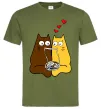 Мужская футболка Коти Оливковый Мужская футболка Коти Оливковый фото