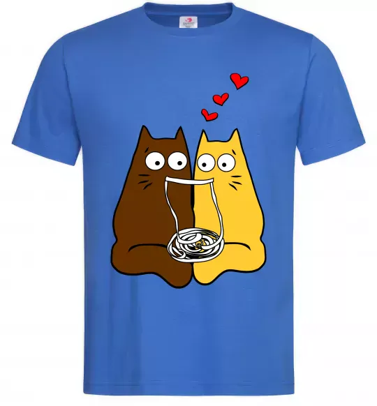 Мужская футболка Коти Ярко-синий фото