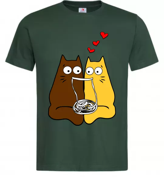 Мужская футболка Коти Темно-зеленый фото