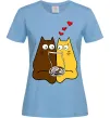 Женская футболка Коти Голубой Женская футболка Коти Голубой фото