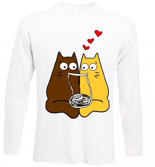 Лонгслив Коти Белый фото