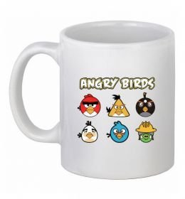 Чашка керамическая ANGRY BIRDS персонажи