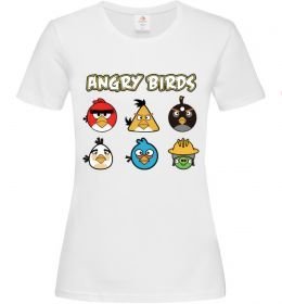 Жіноча футболка ANGRY BIRDS персонажи