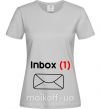 Жіноча футболка INBOX(1) Сірий фото
