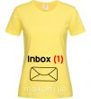 Жіноча футболка INBOX(1) Лимонний фото