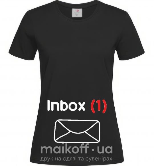 Жіноча футболка INBOX(1) Чорний фото