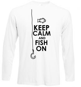 Лонгслив Keep calm and fish on