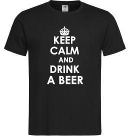 Чоловіча футболка KEEP CALM AND DRINK A BEER Чоловіча футболка KEEP CALM AND DRINK A BEER