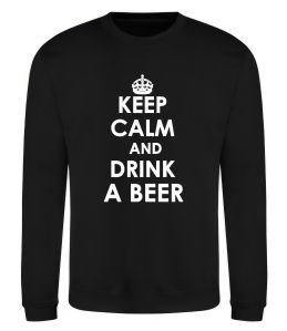 Свитшот KEEP CALM AND DRINK A BEER