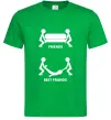 Мужская футболка BEST FRIEND Зеленый фото