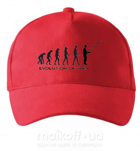 Кепка EVOLUTION OF MAN Червоний фото