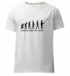 Чоловіча преміум футболка EVOLUTION OF MAN Білий фото