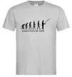 Мужская футболка EVOLUTION OF MAN Серый фото