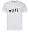 Мужская футболка EVOLUTION OF MAN Белый фото