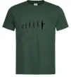 Мужская футболка EVOLUTION OF MAN Темно-зеленый фото