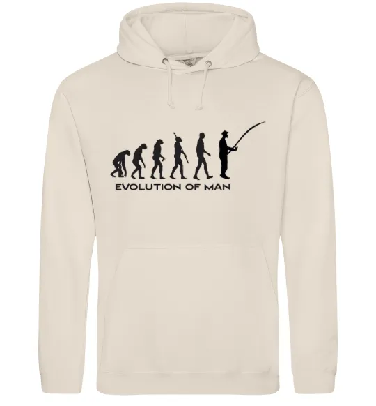 Чоловіча толстовка (худі) EVOLUTION OF MAN Таш фото