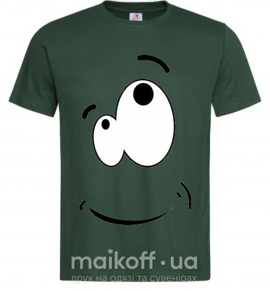 Чоловіча футболка CARTOON SMILE Темно-зелений фото
