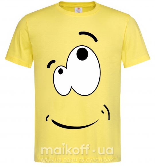 Чоловіча футболка CARTOON SMILE Лимонний фото