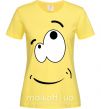Жіноча футболка CARTOON SMILE Лимонний фото
