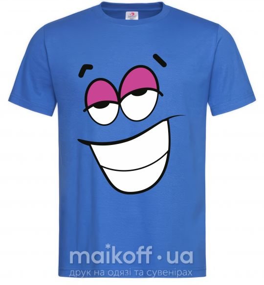 Мужская футболка FLIRTING SMILE Ярко-синий фото