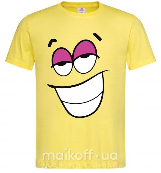 Чоловіча футболка FLIRTING SMILE Лимонний фото