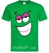 Мужская футболка FLIRTING SMILE Зеленый фото
