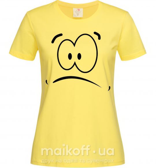 Женская футболка SHOCKED SMILE Лимонный фото