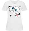 Женская футболка Sponge Bob кривляється Белый фото