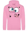 Чоловіча толстовка (худі) Sponge Bob кривляється Рожевий фото