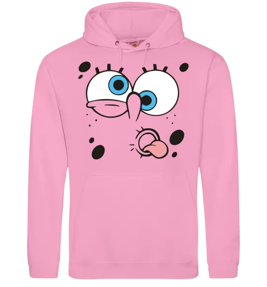 Женская толстовка (худи) Sponge Bob кривляється Розовый фото