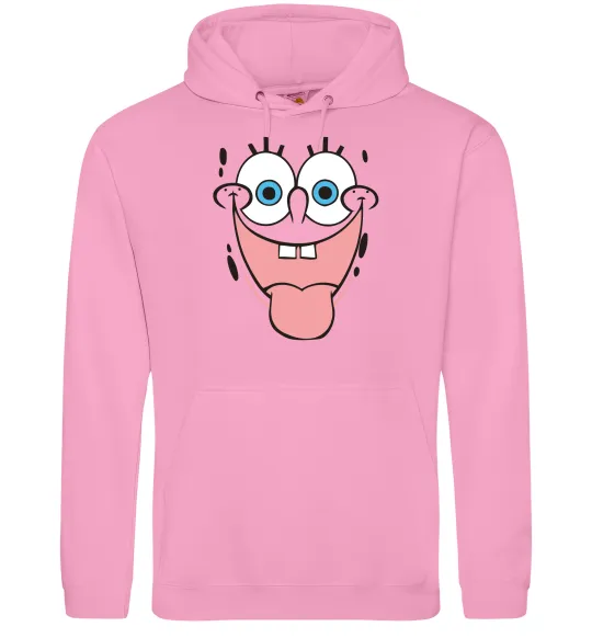 Женская толстовка (худи) Sponge Bob показує язик Розовый фото