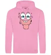 Женская толстовка (худи) Sponge Bob показує язик Розовый фото